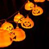 Cross border special LED light string, Halloween hat, pumpkin light string, room ghost festival decoration, colorful lights, flash lights, string lights