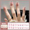 Ice through Camellia water diamond nail patch net red nail patch medium long detachable wearing nail piece nail enhancement finished product