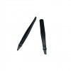 Tweezers stainless steel black eyebrow clip eyebrow trimming 1.2 / 1.5 flat and oblique mouth beauty tool eyebrow makeup tool set