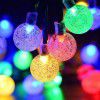 Cross border hot sale Solar bubble ball color lamp string outdoor round ball christmas lamp courtyard festival decoration lamp string