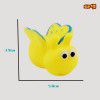 Bath toys: Enamel yellow duck baby children kneading and playing with water duck baby swimming and playing with water soft rubber toys for men and women