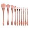 Jukai small man waist 10 makeup brush set brush bucket brush bag powder powder Blusher Brush eye shadow brush beauty tool set