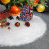 CHRISTMAS TREE SKIRT BEADED snowflake Tree Skirt imitation Rabbit Plush Christmas Tree Skirt embroidered snowflake Tree Skirt Christmas tree decoration
