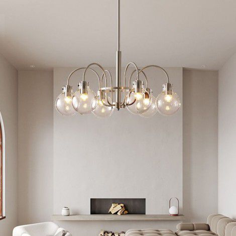  new restaurant chandelier middle ancient Bauhaus living room chandelier retro creative personality designer bedroom lighting