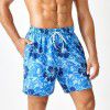Water park men's surfing swimming trunks adult anti embarrassment 2022 new low waist flat corner Boxer Shorts hot spring