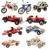 Wooden puzzle 3D Puzzle DIY model car model toy wholesale