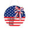 Cross border spot: American Independence Day wooden door decorations are listed; national flag household holiday decorations; door hanging board
