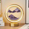 Creative small night lamp quicksand table lamp bedroom bedside lamp golden fashion romantic simple decorative atmosphere lamp