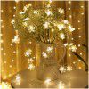 Snowflake light string led small color light star light battery box flash light string Christmas Day ins decorative light cross-border wholesale