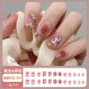 Wearing nails: medium and long-term, 2022 new colorful net red nail stickers, removable nail enhancement products, wearing nails