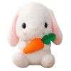 Plush toys long ears rabbit radish little white rabbit doll pillow large cute doll