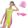 Wholesale Korean ins hot spring small, middle and large children's swimsuit cross-border one-piece professional training clothes girls' swimsuit