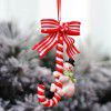 Christmas decorations: soft pottery Santa Claus, snowman, small crutches, candy bars, hanging decorations, Christmas tree decoration, hanging decorations