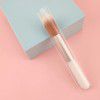 Single small white powder Blusher Brush portable short makeup tools soft fiber hair brush wholesale