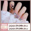 Wearing nails: medium and long-term, 2022 new colorful net red nail stickers, removable nail enhancement products, wearing nails
