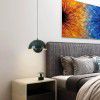 Danish designer flower bud chandelier Nordic simple makaron living room dining room bar lamp bedside bedroom wall lamp