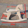 Solid wood rocking horse, small wooden horse, children, children, wooden toys, adults can sit for one year old baby's birthday gift