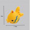Bath toys: Enamel yellow duck baby children kneading and playing with water duck baby swimming and playing with water soft rubber toys for men and women