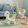 Children's Rocking Horse Plastic rocking and sliding baby Trojan thickening 1-3-year-old baby birthday gift toys