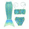 Children's Mermaid swimwear wholesale tail children's bikini suit girl baby swimming clothes can wear fins