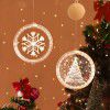 Cross border hot sale Christmas lights 3D hanging lights room decoration modeling bedroom holiday decoration window star light string