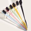 New small fresh eyebrow brush multi-purpose hair breaking brush household makeup eyebrow brush eyelash double head comb brush hair dressing tool