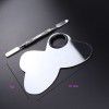 Stainless steel color make-up heart-shaped palette nail dressing tools palette tt01 Yangjiang factory direct sales