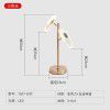 Guangdong Zhongshan lamp lighting modern acrylic Nordic living room bedroom remote control wireless bedside floor lamp