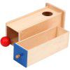 Montessori teaching aids, coin box, children's hand eye coordination, early childhood education, drawer games, wooden ball table, science and education toys