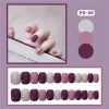 Nina pd-08 pink purple shell net red false nail sticking wearing nail enhancement finished nail patch nail patch