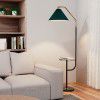 Coffee table floor lamp simple modern Nordic Light luxury American living room bedroom bedside wireless charging table lamp