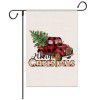 New Christmas decorative garden flag linen double-sided digital printing European and American Garden Flag Custom flag