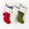  European and American new Christmas socks gift bag knitting home Christmas decorations hanging decorations children's gift socks