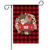 New Christmas decorative garden flag linen double-sided digital printing European and American Garden Flag Custom flag