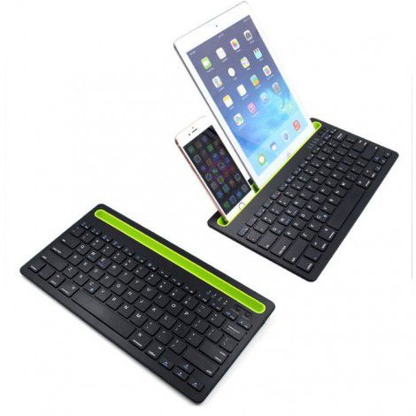 Bluetooth keyboard dual channel wireless Bluetooth keyboard three system dual channel with mobile phone flat panel support 