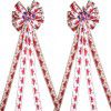  cross border new products American Independence Day bows interior decoration car flag bows christmas tree decoration
