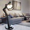 Human shape art sculpture holding ball floor lamp designer hotel living room lobby exhibition hall creative large body decoration