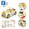Zhegao min00886-00891000306-00310 ice cream truck milk tea truck wedding car building block toys