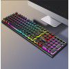 T-wolf spot T80 wired retro punk keyboard luminous USB computer keyboard one set wholesale cross-border