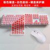 Factory wholesale silent bass keyboard retro punk dot wired interface desktop notebook general