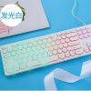 Factory wholesale silent bass keyboard retro punk dot wired interface desktop notebook general