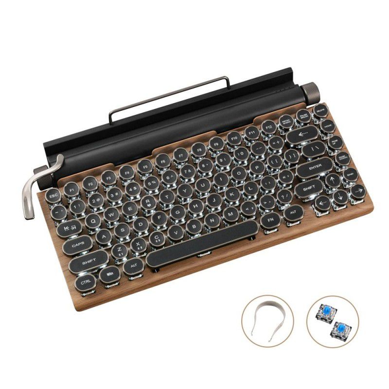 Retro typewriter Blu...