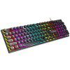 T-wolf spot T80 wired retro punk keyboard luminous USB computer keyboard one set wholesale cross-border