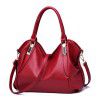 Fashionable soft leather handbag with large capacity for women's bags